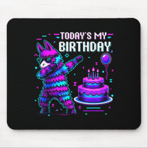 Alfombrilla De Ratón Cumpleaños De Llama De Piñata De Cumpleaños De Niñ