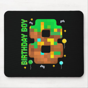 Alfombrilla De Ratón Cumpleaños divertido 8 Pixel juego niño cumpleaños