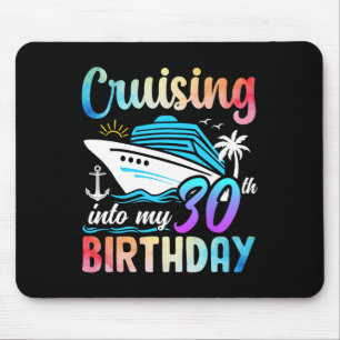 Alfombrilla De Ratón Cumpliendo 30 años Crucero de cumpleaños 30 años