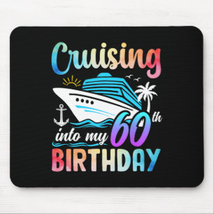 Alfombrilla De Ratón Cumpliendo 60 años Crucero de cumpleaños 60 años