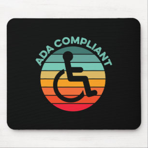 Alfombrilla De Ratón Cumplimiento de Accesibilidad Cumple con ADA Ac de