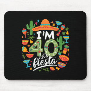 Alfombrilla De Ratón Cumplo 40 Fiesta 40 Cumpleaños Cinco De Mayo Bi