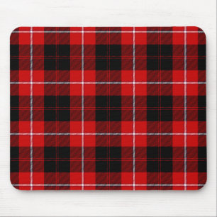 Alfombrilla De Ratón Cunningham Tartan Red Black Plaid