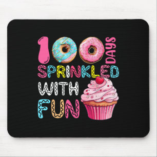 Alfombrilla De Ratón Cupcake de 100 días rociado con diversión 100º día