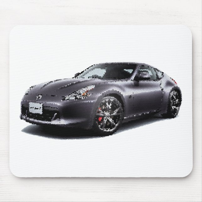 Alfombrilla De Ratón Cupé del Nis 370Z agrietado (Frente)