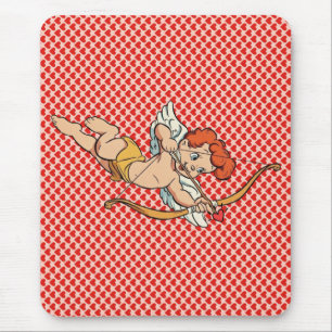 Alfombrilla De Ratón Cupido vintage/retro del día de San Valentín