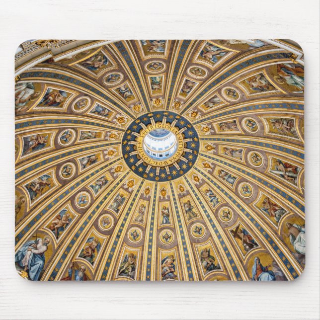 Alfombrilla De Ratón Cúpula de la Basílica de San Pedro - Vaticano, Rom (Frente)