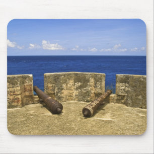 Alfombrilla De Ratón Curazao. Fuerte Beekenburg Bahía de Caracas.