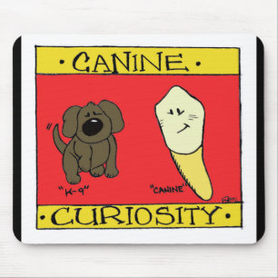 Alfombrilla De Ratón Curiosidad canina Mousepad