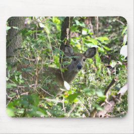 Alfombrilla De Ratón Curioso ciervo blanco