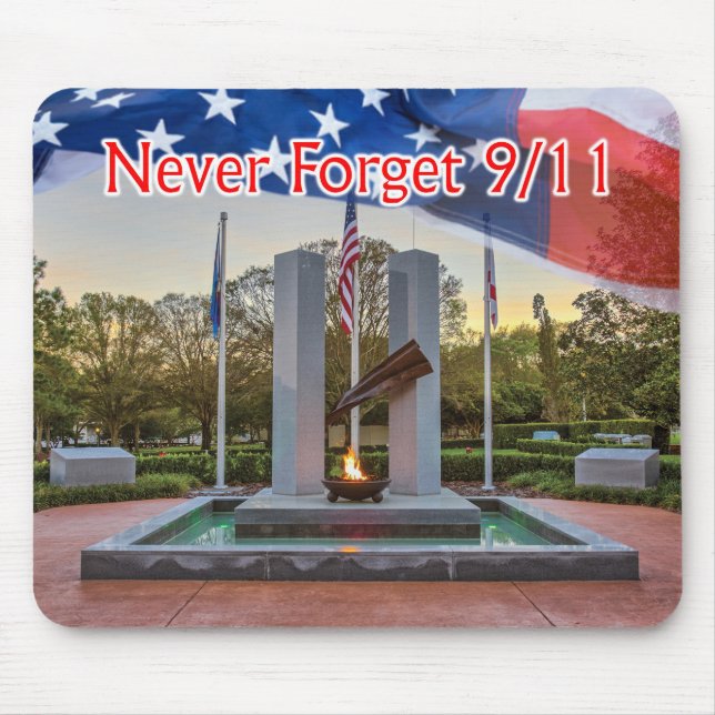 Alfombrilla De Ratón Curlew Hills 9/11 Memorial Square Mouse Pad (Frente)
