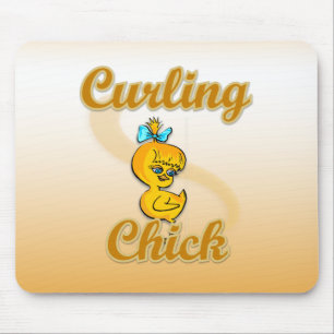 Alfombrilla De Ratón Curling Chick