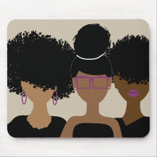 Alfombrilla De Ratón Curly Chica Trio Mousepad