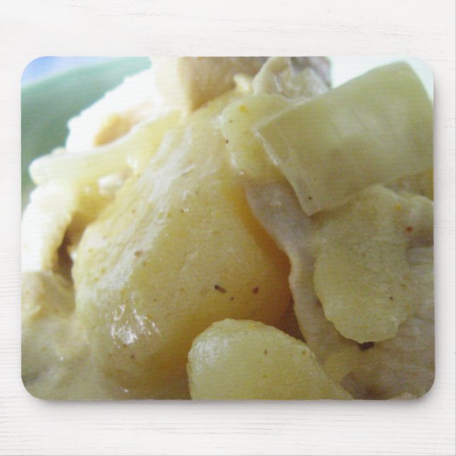 Alfombrilla De Ratón Curry amarillo tailandés [แ ก ง ก ห รี่] Comida ca (Frente)
