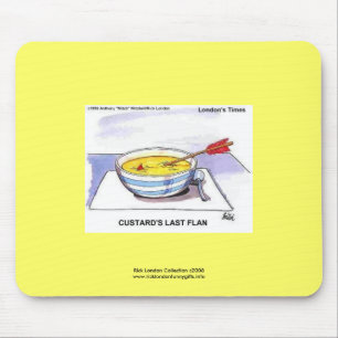 Alfombrilla De Ratón Custarter Last Flan Funny Personalizado Mouse Pad