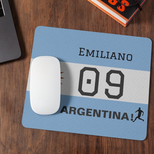 Alfombrilla De Ratón Custom Albiceleste Sun Flag Athlete Graphic (Subido por el creador)