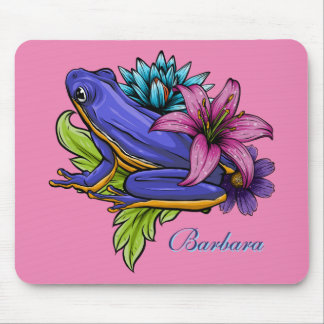 Alfombrilla De Ratón Custom Blue Frog 