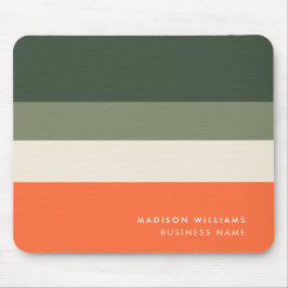 Alfombrilla De Ratón Custome Colorblock Horizontal Stripe Monograma Mou