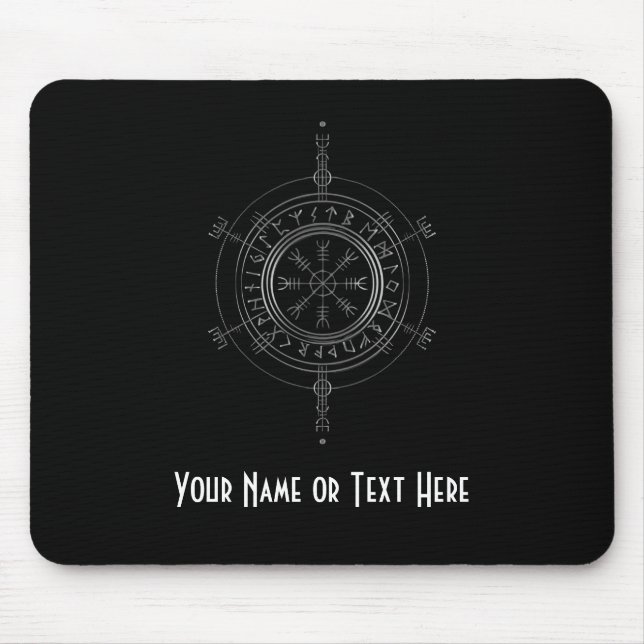 Alfombrilla De Ratón Customizable Norse Motif Mouse Pad (Frente)