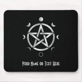 Alfombrilla De Ratón Customizable Pentacle Moon Phase Mouse Pad