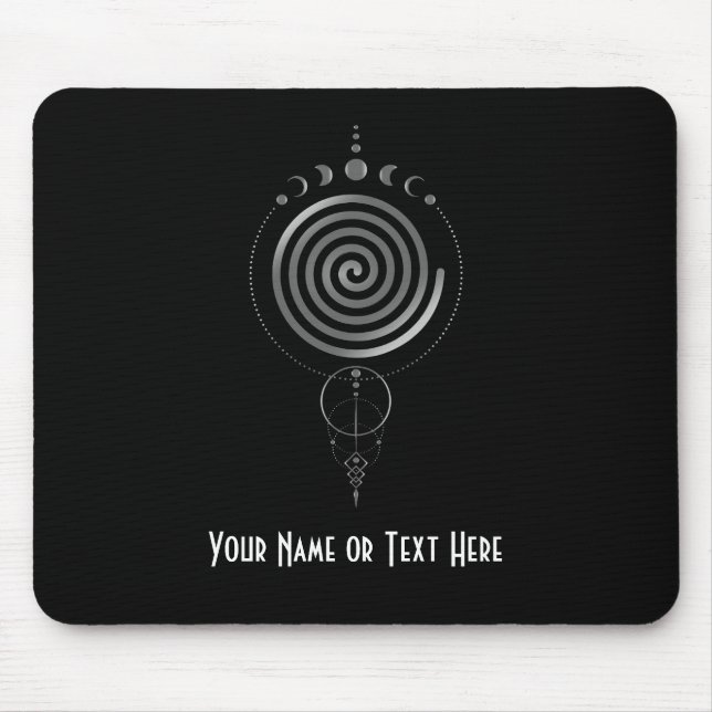 Alfombrilla De Ratón Customizable Sacred Geometry Spiral Mouse Pad (Frente)