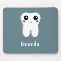 Cuta dental dental dental sonriente feliz