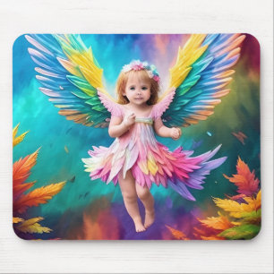 Alfombrilla De Ratón Cute Baby Angel Wings Art-38424