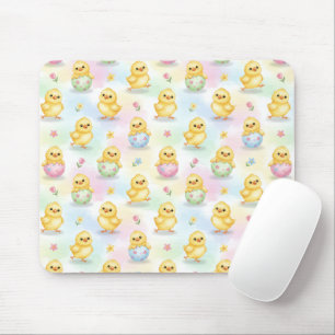 Alfombrilla De Ratón Cute Baby Chick Acuarela Pascua