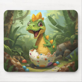 Alfombrilla De Ratón Cute Baby Dino Hatchling Mousepad