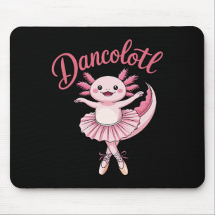 Alfombrilla De Ratón Cute Ballerina Ballet Axolotl Dance Graciosos Rega