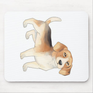 Alfombrilla De Ratón Cute Beagle Dog Pinturas