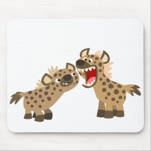 Alfombrilla De Ratón Cute Big-Teethed Cartoon Hyenas Mousepad