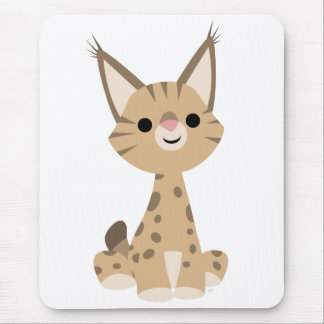 Alfombrilla De Ratón Cute Cartoon Lynx Mousepad
