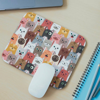 Alfombrilla De Ratón Cute Cats Mousepad