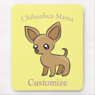 Alfombrilla De Ratón Cute Chihuahua Mama Art Thunder_Cove