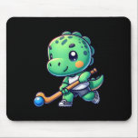 Alfombrilla De Ratón Cute Dinosaur Field Hockey Team Player<br><div class="desc">Cute Dinosaur Field Hockey Team Player</div>