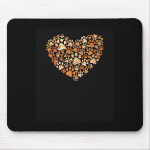 Alfombrilla De Ratón Cute-dog-cat-paw-print-pumpkin-autumn-leaf-fall-th
