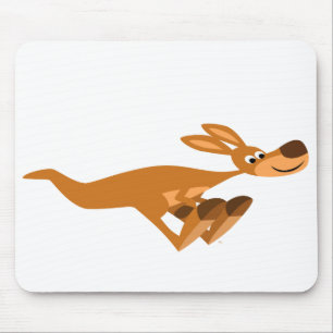 Alfombrilla De Ratón Cute Fast Personalizado Kangaroo Mousepad