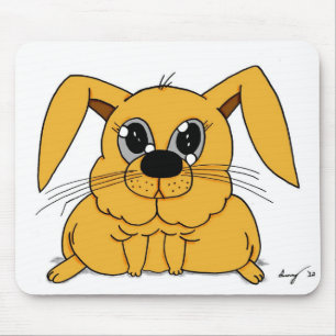 Alfombrilla De Ratón Cute Fat Bunny Mousepad