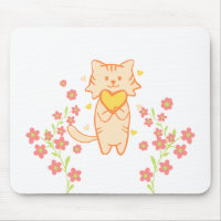 Cute Flower Cat