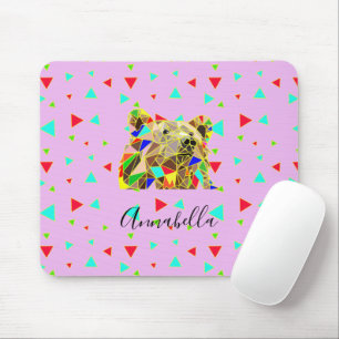 Alfombrilla De Ratón Cute Girly Bear Pink