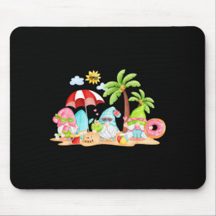 Alfombrilla De Ratón Cute gnomo navidad en julio vacaciones de verano f