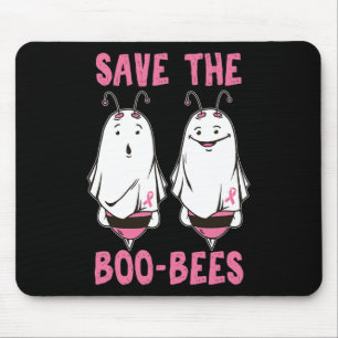 Alfombrilla De Ratón Cute Halloween Octubre Conciencia sobre el cáncer 
