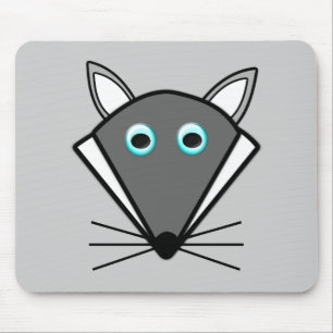 Alfombrilla De Ratón Cute Halloween Wolf Mousepad