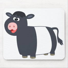 Alfombrilla De Ratón Cute Happy Personalizado Belt Galloway Cow Mousepa