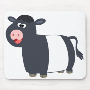 Alfombrilla De Ratón Cute Happy Personalizado Belt Galloway Cow Mousepa