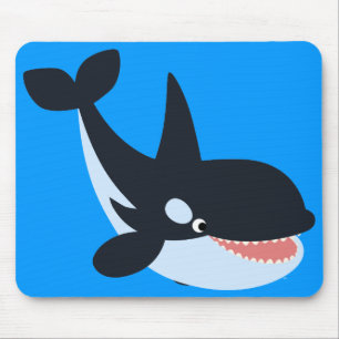Alfombrilla De Ratón Cute Happy Personalizado Killer Whale Mousepad