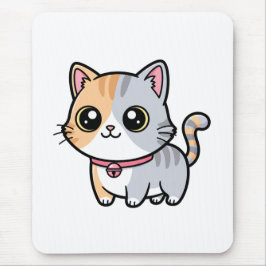 Alfombrilla De Ratón Cute Kawaii Cartoon Gatito Mascota
