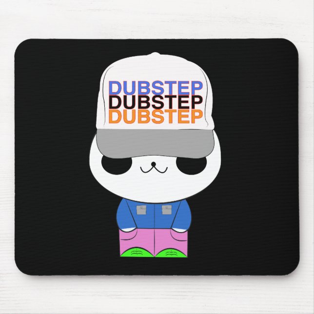 Alfombrilla De Ratón Cute kawaii doble panda mousepad (Frente)