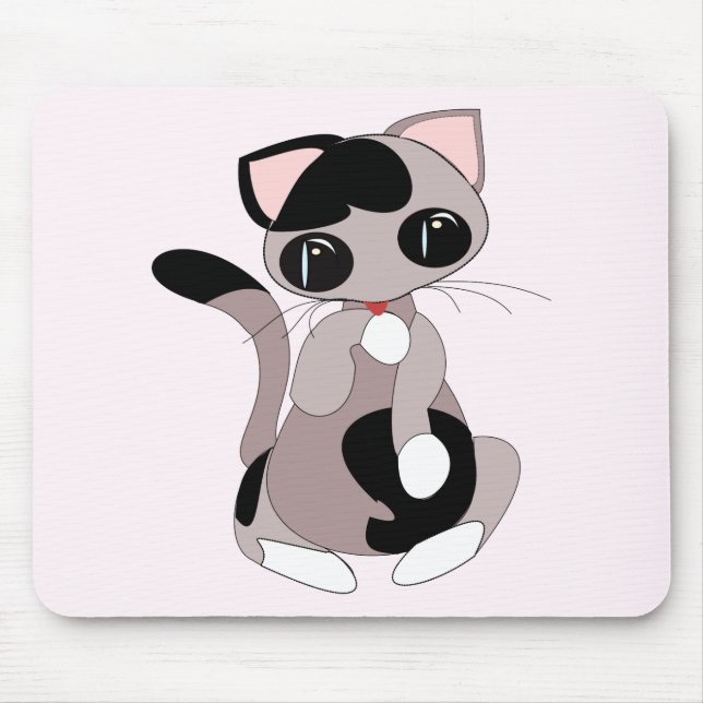 Alfombrilla De Ratón Cute Kitty (Frente)